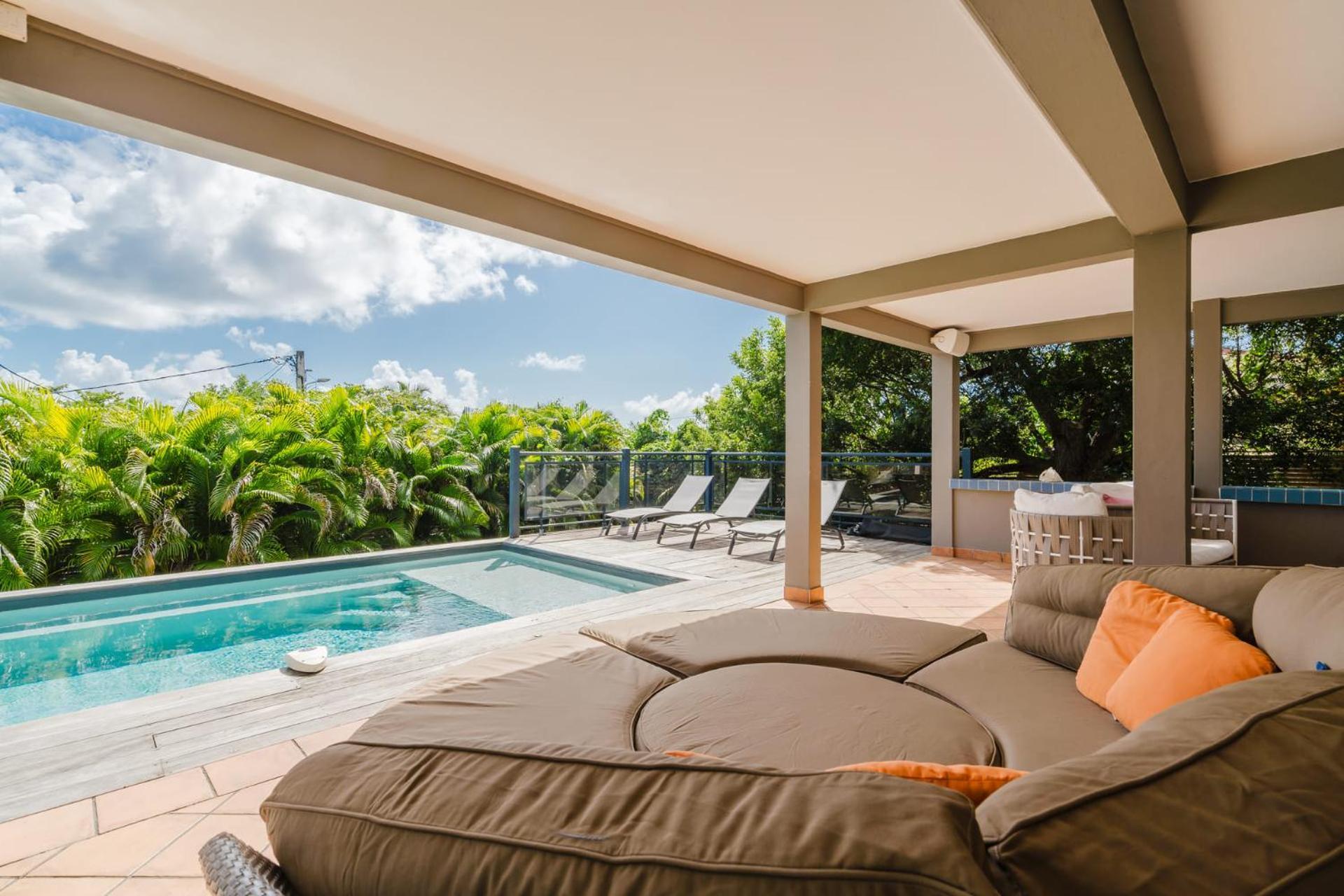 Villa Kaléna : 4 ch, plage à 50m, vue mer Le Diamant Esterno foto