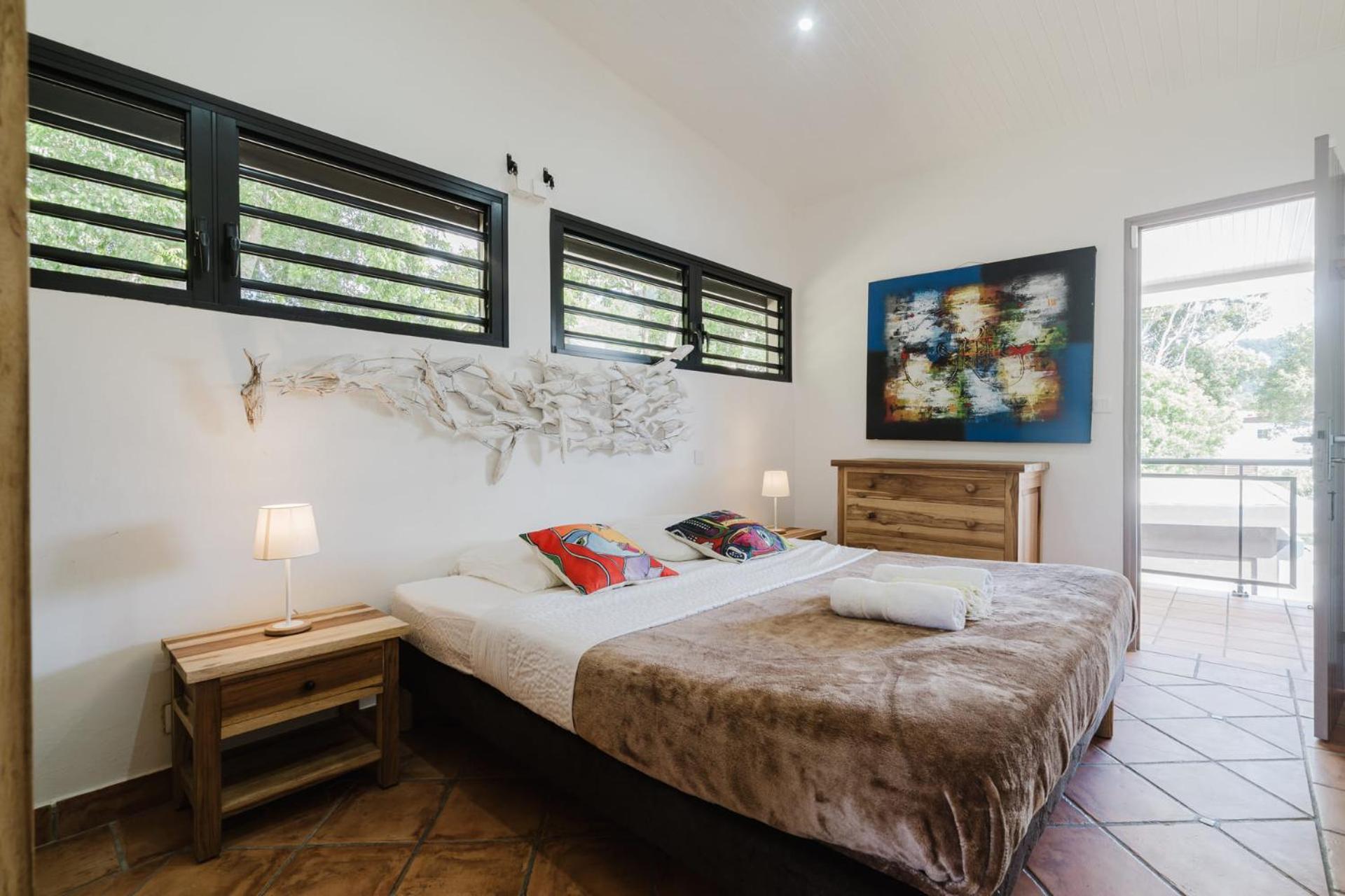 Villa Kaléna : 4 ch, plage à 50m, vue mer Le Diamant Esterno foto