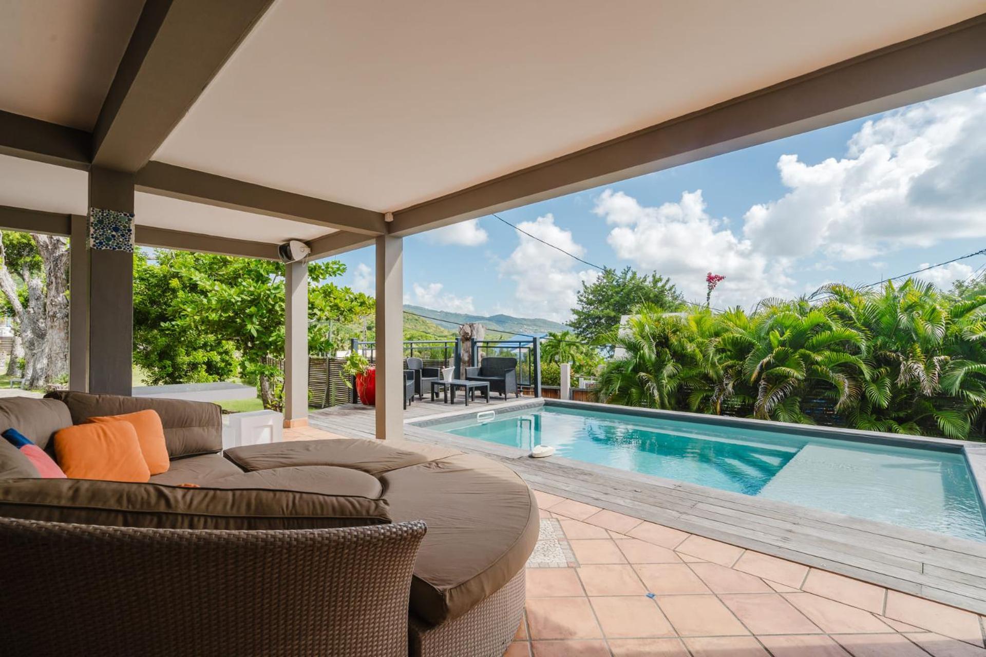 Villa Kaléna : 4 ch, plage à 50m, vue mer Le Diamant Esterno foto