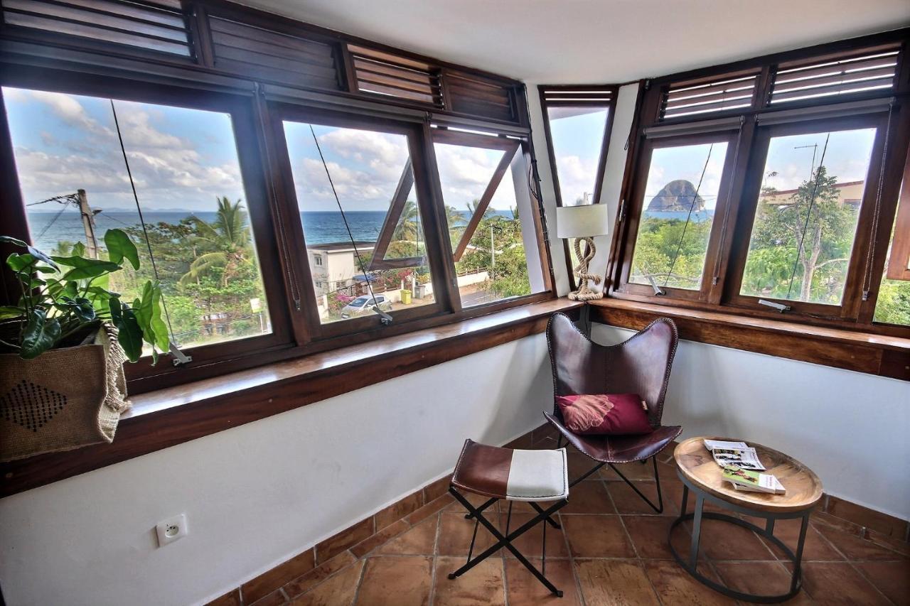 Villa Kaléna : 4 ch, plage à 50m, vue mer Le Diamant Esterno foto